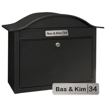 Naamplaatjes 10x3 cm