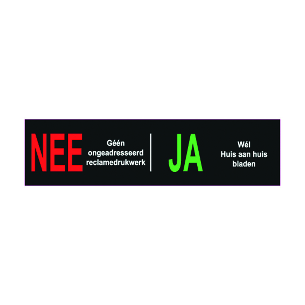 Brievenbus Stickers | Naambordjevoordeur.nl