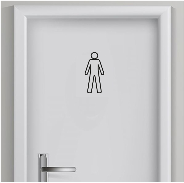 Toilet sticker Man 8