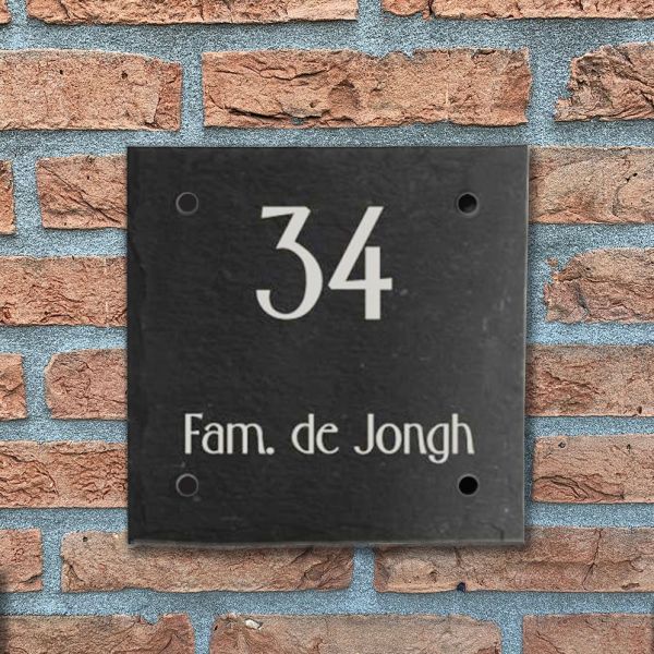 Naamborden Leisteen
